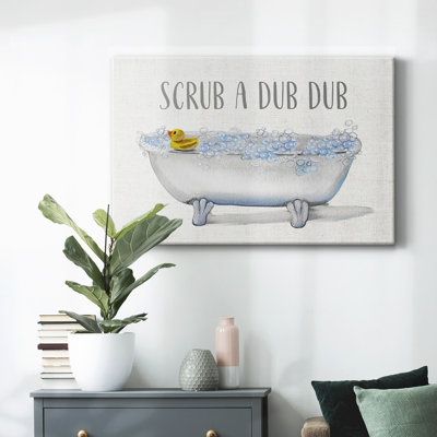 Scrub a Dub-Gallery Wrapped Canvas
