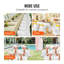 Ensemble de 12 housses de chaise pliables en spandex Universal Universal