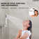 Thermostatic Digital Shower System Set ,12" LED Rainfall Shower Head with Rough-In Valve