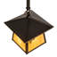 Luminaire suspendu carré à 1 lumière Jaliyah
