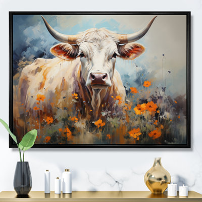Cow Floral Harmony I " Cow Floral Harmony I "