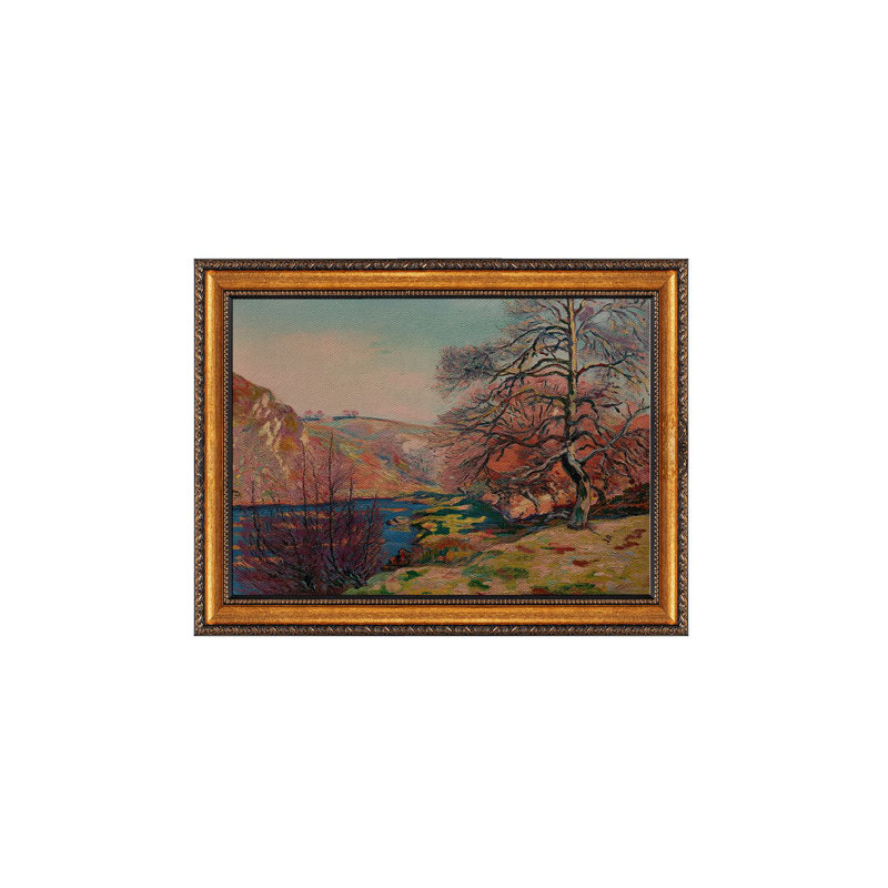 Peinture sur toile encadrée élégante, 27,6 po x 39,4 po | 50% polystyrène / 50% toile polyester, épaisseur: 1,2 po | Impression numérique époustouflante, prête à être suspendue pour la décoration intérieure, parfaite pour le salon et le bureau