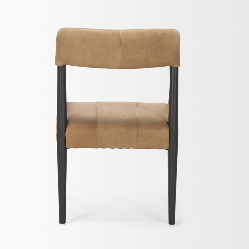 Toni Leather Upholstered Arm Chair