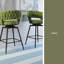 Ensemble de 2 tabourets, tabourets à pieds sans îlot de cuisine réglable, tabourets de bar pivotants à 360 degrés-1205717724