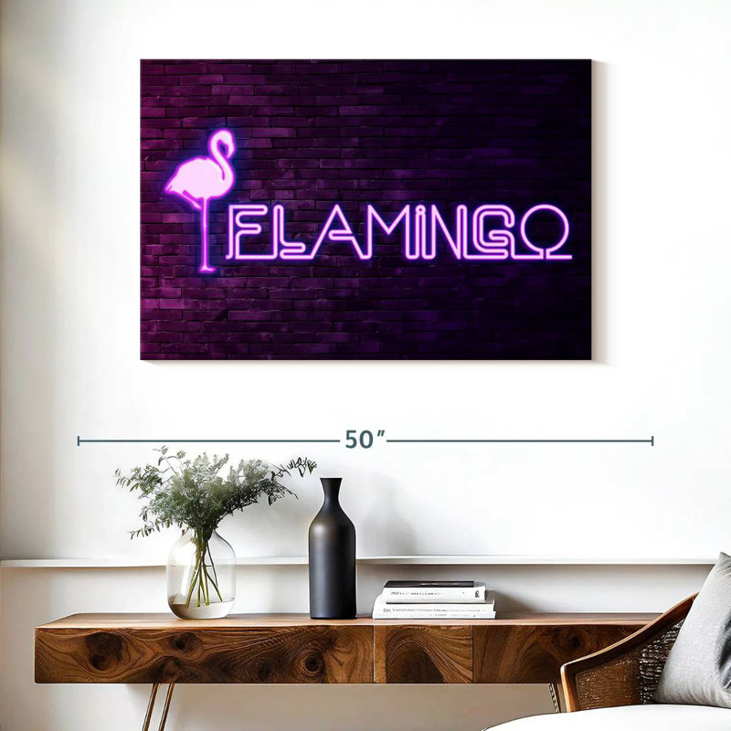 Brampt Flamingo, 26" H x 39" W