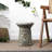 Jayesh Ceramic Accent Stool-12125945