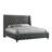 Hannabella Upholstered Microfiber / Microsuede Standard Bed