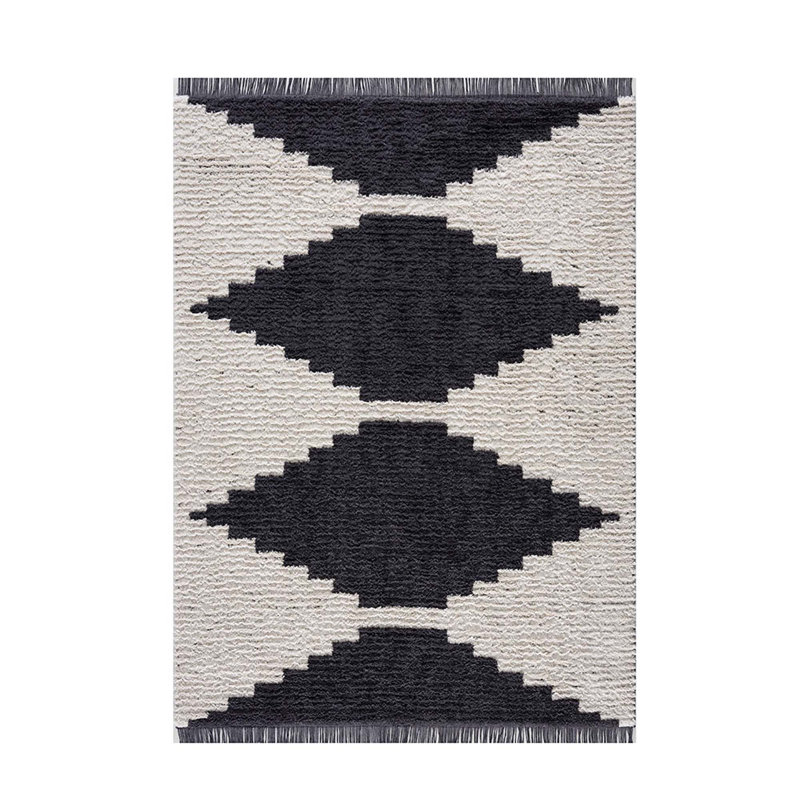 Modern Machine Woven Super Soft Area Rug, Rectangle 5'3" x 7'