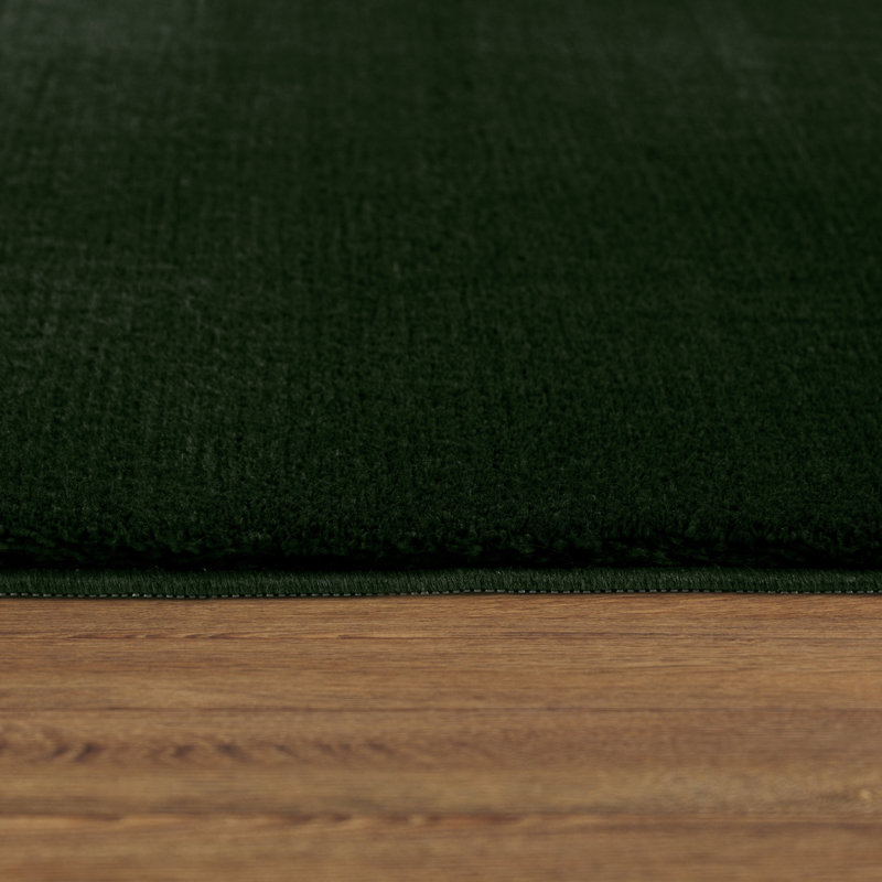Crestfield Uniform Color Area Rug, Around 160cm