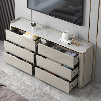 Italian minimalist drawer storage cabinet