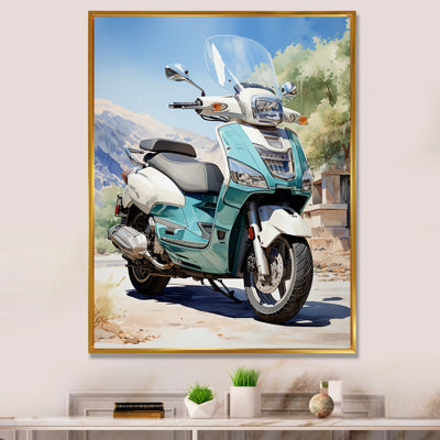 «Dornburg Scooter Touring Companion III», reproduction sur toile