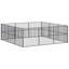 Veasley 100cm H Galvanised Steel Exercise Pen