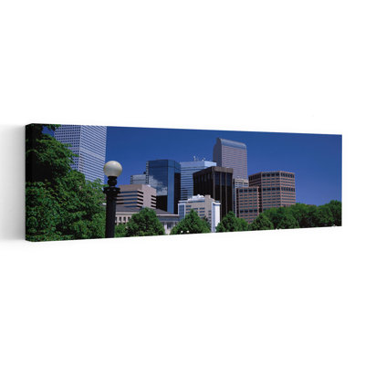«Denver Co Modern Abstract Architecture City», art mural
