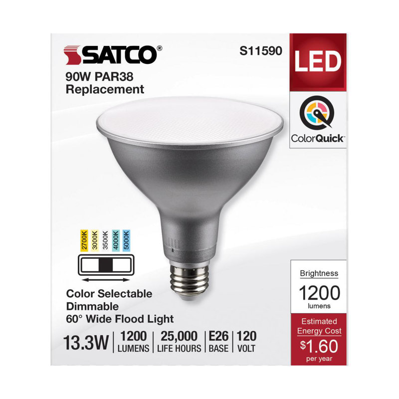 13.3 Watt White LED Bulb