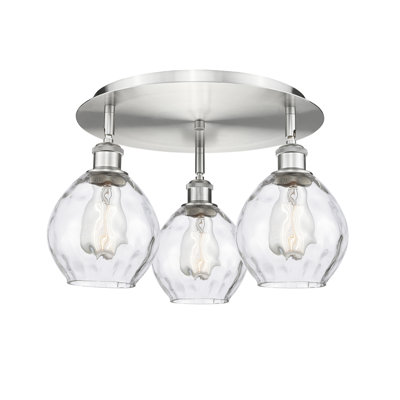 Beren Glass Flush Mount