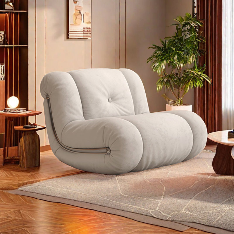 Chaise berçante Modern Living, Beige