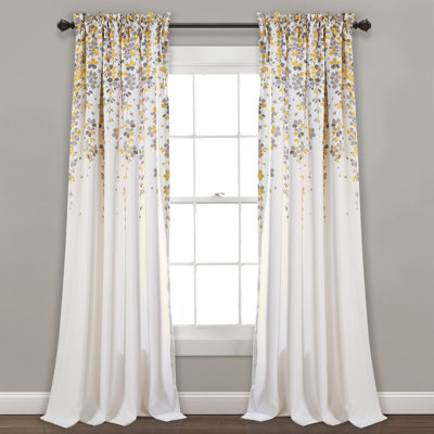 Weeping Flowers Room Darkening Pair
