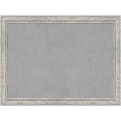 Tableau magnétique angulaire à cadre argenté