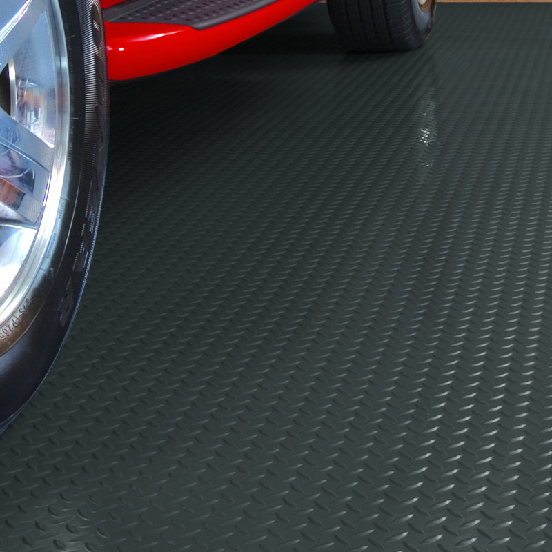 Rouleau de plancher de garage Diamond, Gris ardoise, L 288 po x l 102 po