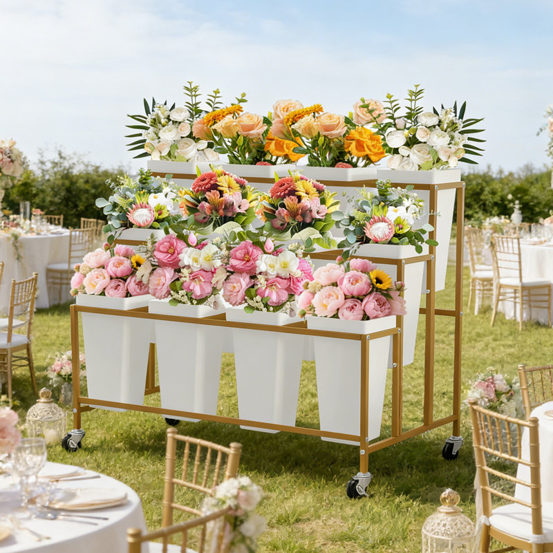 Plant Stand, Gold
