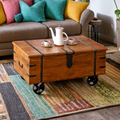 Pippin Solid Wood Coffee Table with Storage