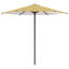 226 cm W X 226 cm D Balcony Parasol with Manual Lift-981780194