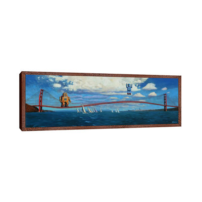 Golden Gaters by Eric Joyner - Panoramic Painting on Canvas