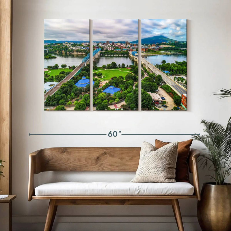 Chattanooga, Tennessee, H 32 po x l 50 po