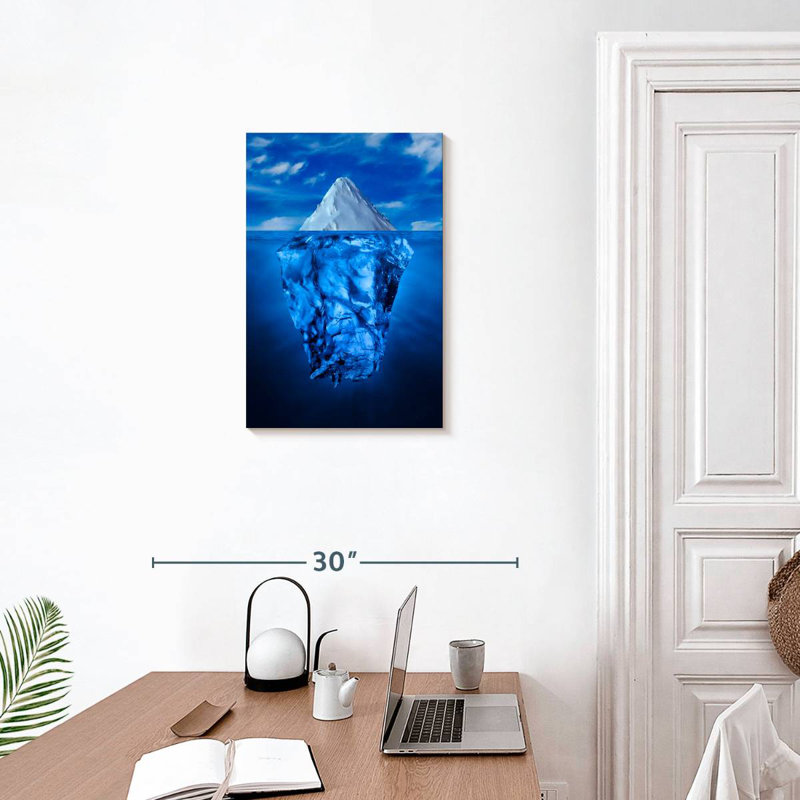 Alvord Iceberg Water Line, 24" H x 16" W