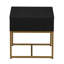 Table d'appoint carrée en bois et métal Lariesha-1371811368