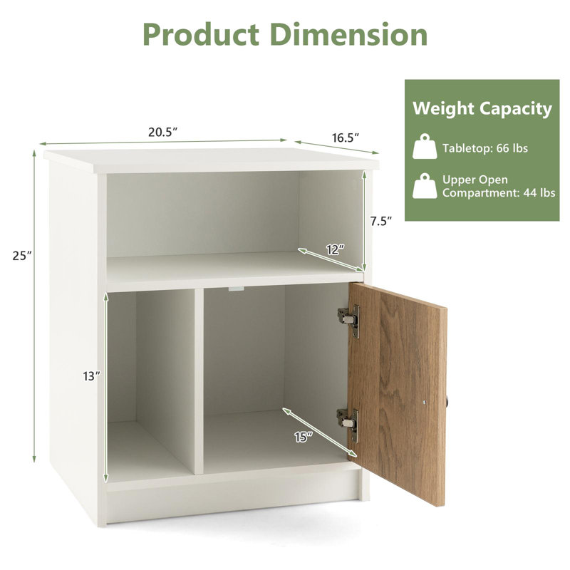 Kaikane 20.5'' W Nightstand