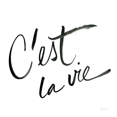 C'est La Vie by Sue Schlabach - Wrapped Canvas Print
