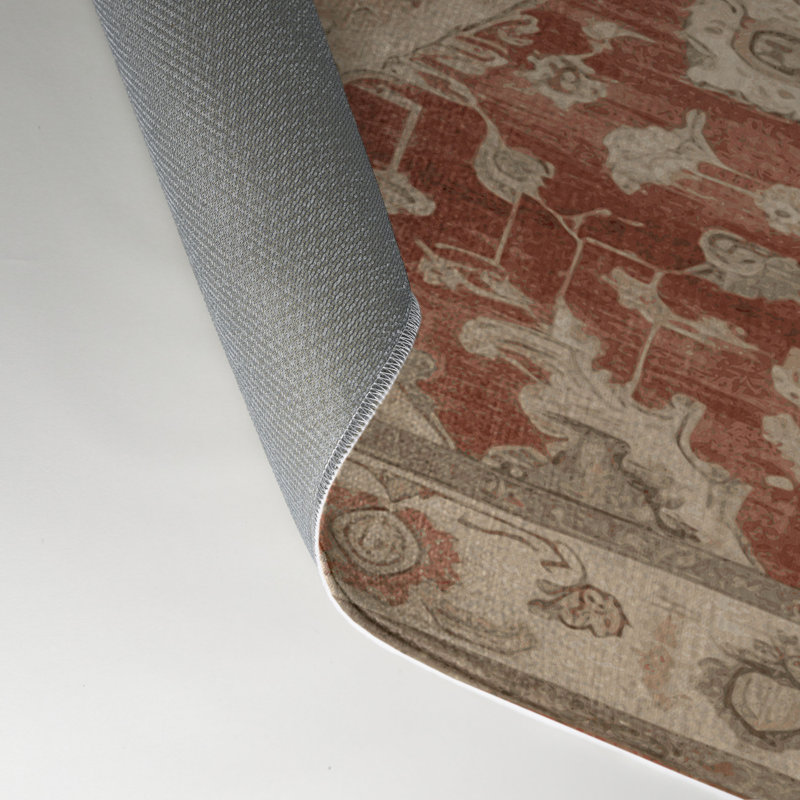 Tapis intérieur et extérieur brun Overdyed, Rectangle 9 pi x 12 pi