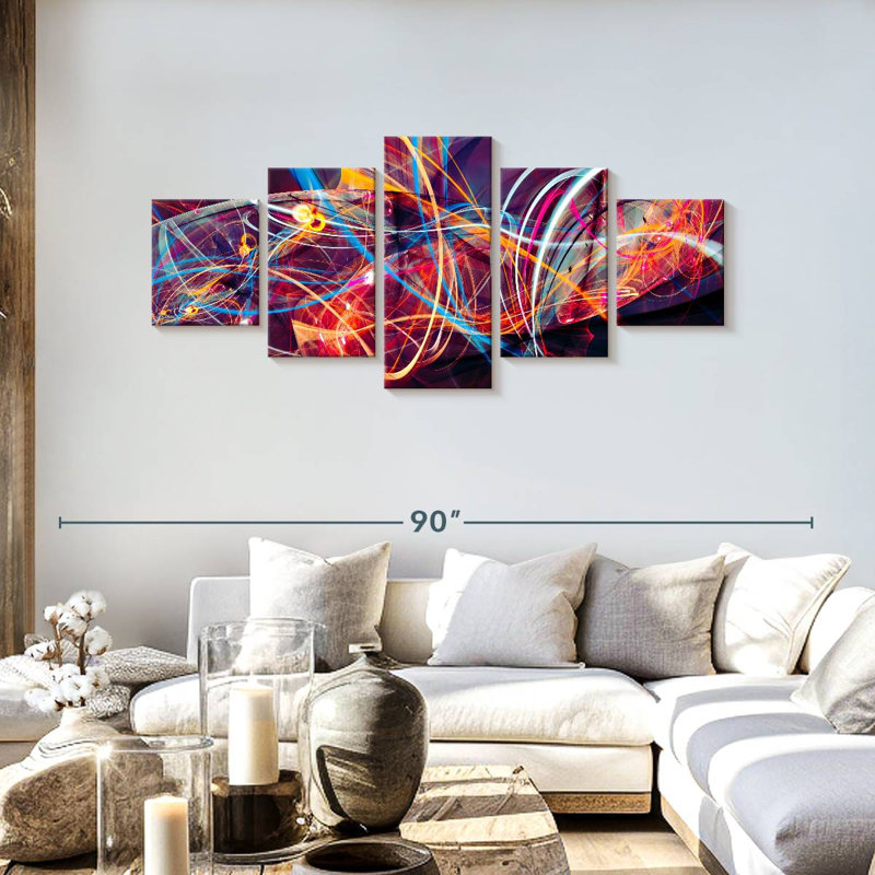 Haggerty Composition, 30" H x 68" W