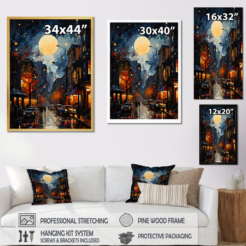 Reproduction d'art sur toile Leeda Jazz Harlem Renaissance I, H 32 po x l 24 po x P 1 po, Cadre flottant noir
