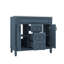 Meuble-lavabo autoportant de 36 po avec lavabo 36 po avec 2 portes et tiroirs à fermeture en douceur-108725361