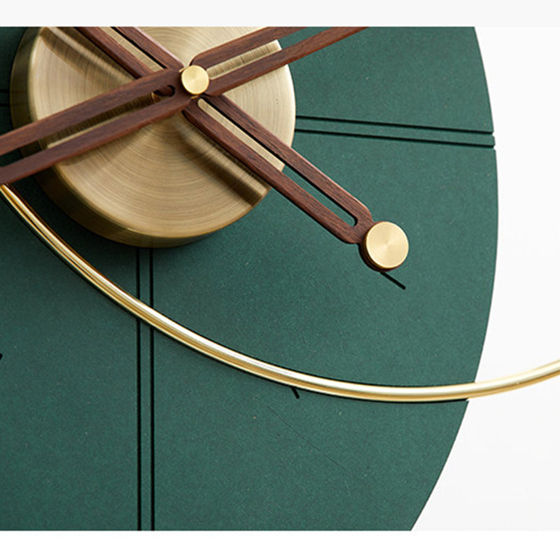 Horloges murales analogiques rondes vertes, Green