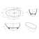 59"L x 30.7"W x 21.3"H Solid Surface Freestanding Oval Tub with Overflow and Drain