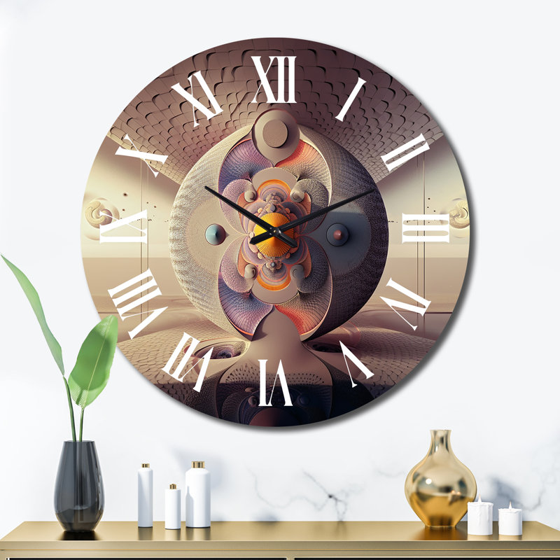 Metal Wall Clock, Extra Large