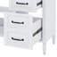 Meuble-lavabo indépendant de 36 pouces avec surface de lavabo en céramique - tiroir pivotant, tablette réglable-1021811913