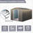 8X10ft Outdoor Metal Storage Shed-123283126-123283134