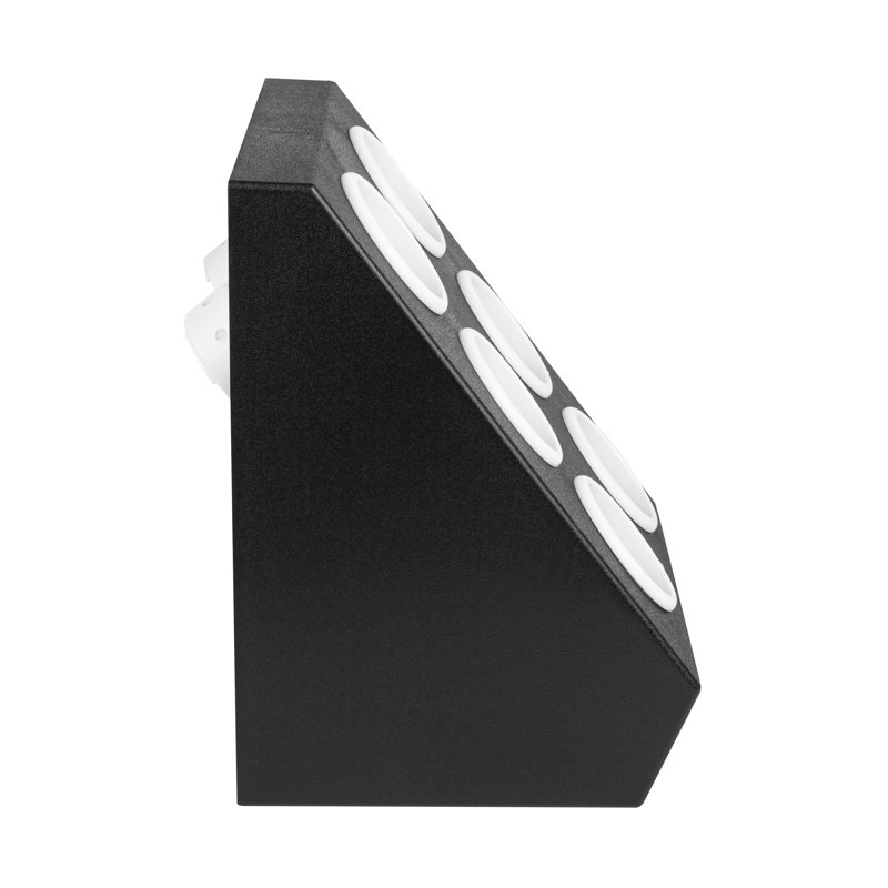 Rangement à couverts 13,78 po x 11,42 po x 15,94 po Met Lux, 1 porte-couverts sur pied - Comprend 6 bouteilles en plastique, conception perforée, porte-ustensiles en plastique noir, pour salle de pause - 