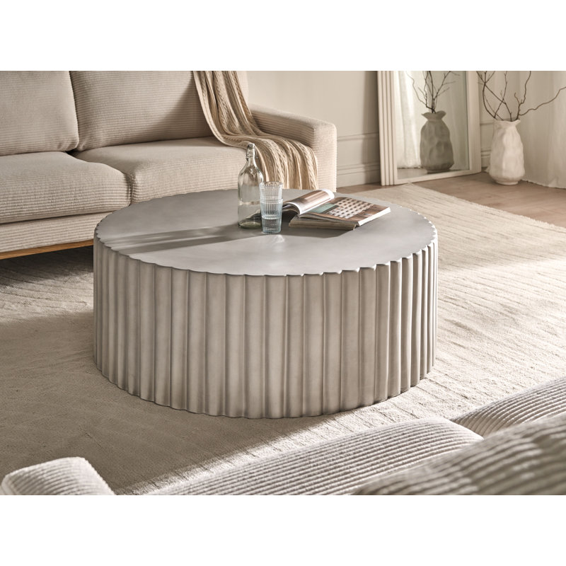 Solid Coffee Table, Grey, Grey