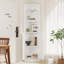 Armoire d'angle de 67 po de hauteur avec tablettes réglables