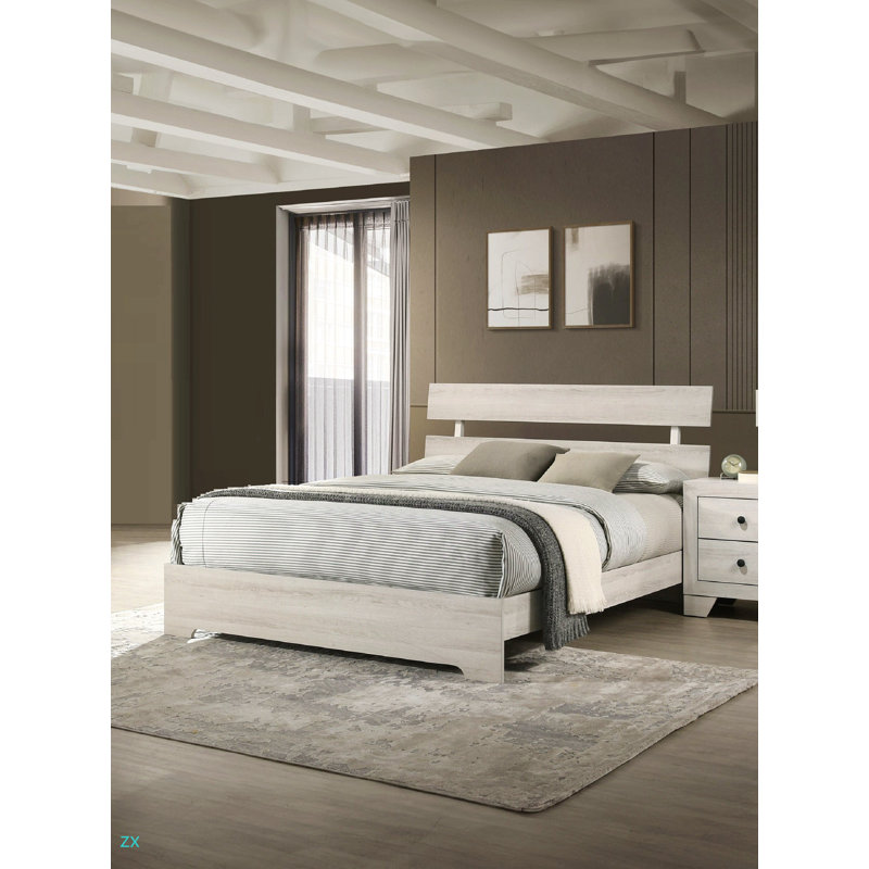 Mobilier de chambre à coucher 1Pc, Blanc, Très grand lit