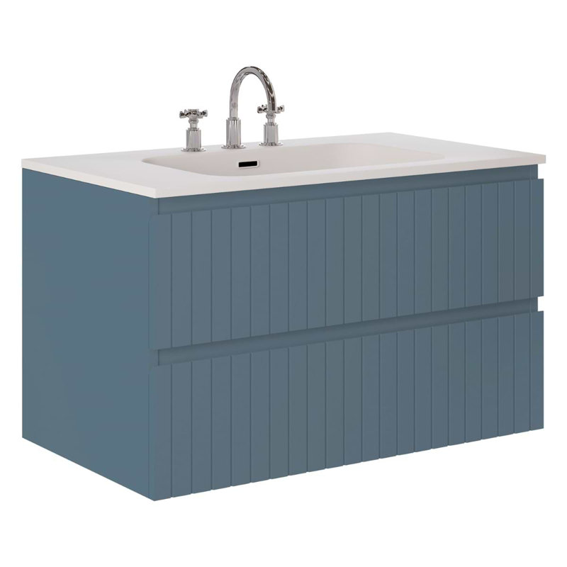 Prima 24.25'' W Single Vanity, Denim Blue, 36"