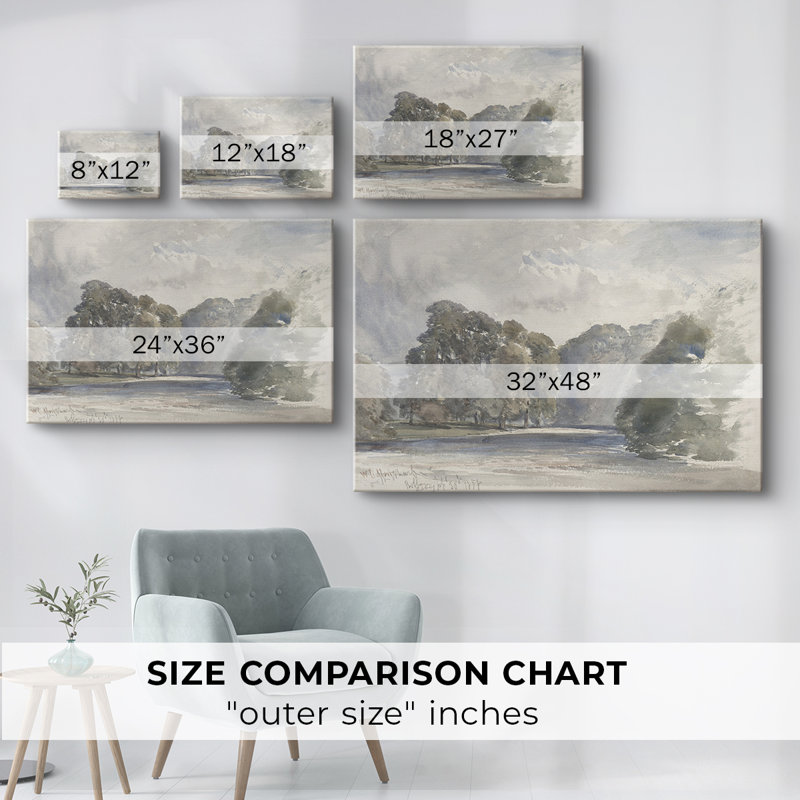Paysages rétro-Ccci-Cavas enveloppés de galerie, 40X60