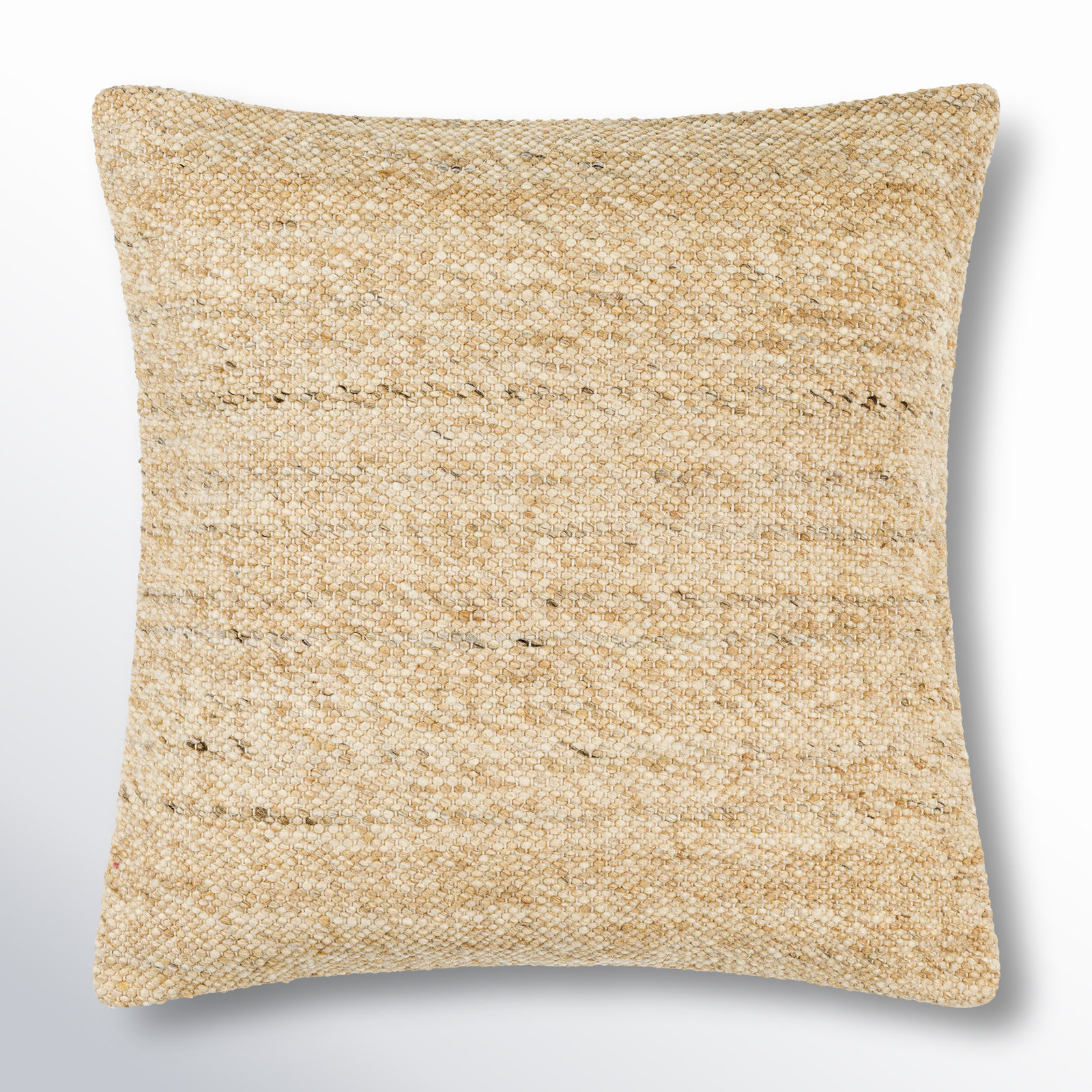 Alcona Wool Pillow Cover, Polyester/Polyfill, 18" x 18"