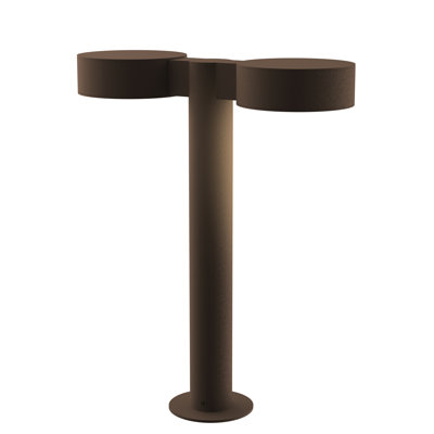 Reals Gray Integrated LED Metal Bollard Light