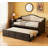Modern Daybed with 2 Storage Drawers and Trundle-2055655982